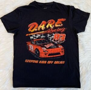 D.A.R.E. Racing 83 Retro Short Sleeve Shirt Size M EUC